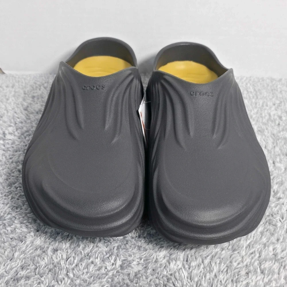 Crocs Echo Wave Clogs Slip On Shoes Men's Size 11 Black Sand NEW NWT 210521-0LD - Picture 3 of 10